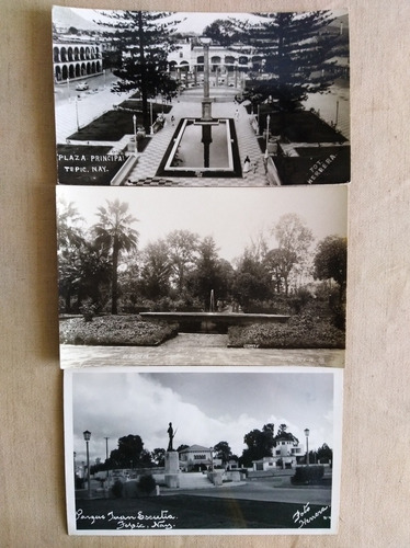 Tarjetas Postales Antiguas De Tepic Nayarit, C.1950
