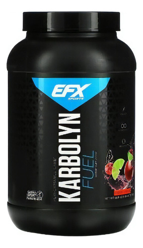 Efx Sports Karbolyn Energía Y Recuperación 19srv 1kg Mf Sabor Cereza/limón