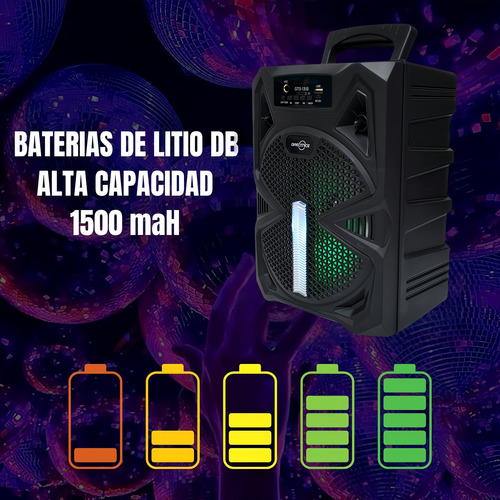 Bafle Amplificado 8 Select Sound Hero Tws Bluetooth 2500w