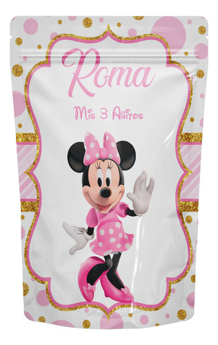45 Bolsitas Doy Pack 17x11cm Golosineras Personalizadas