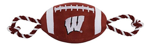 Pet First Ncaa Wisconsin Badgers Football Dog Toy, Materiale