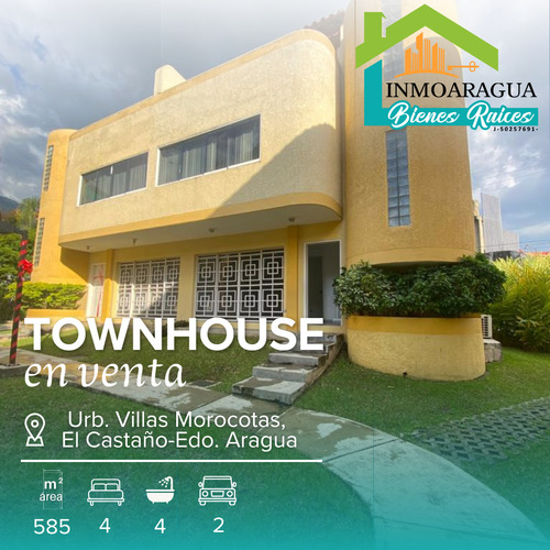 Townhouse En Venta/ Urb. Morocotas, El Castaño / Yp1390