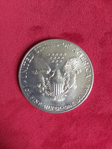 Moneda De Plata 1oz. Ley .999 1 Usd De 1987