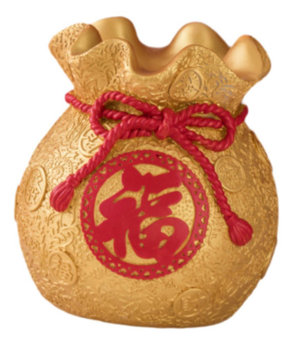 Alcancía Con Forma De Bolsa De La , Altura Del Oro 15cm