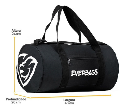 Imagem 5 de 5 de Bolsa De Treino Mala Academia Fitness Streetbag - Everbags