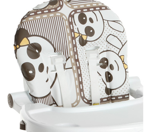 Imagem 2 de 5 de Cadeira De Alimentação Bebê 5070 Premium Galzerano Panda