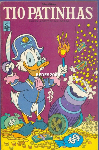 Tio Patinhas Nº 145 - Editora Abril - 1977