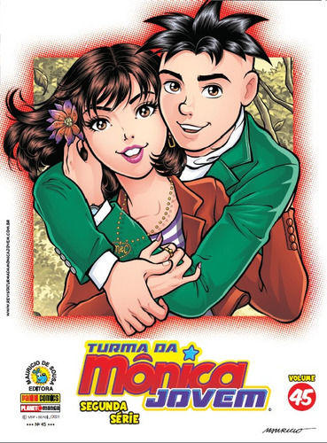 Livro Turma Da Monica Jovem Vol. 45 (segunda Serie N.01-02)