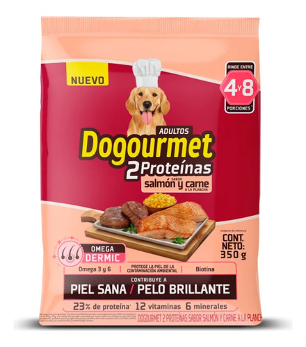 Dogourmet Salmon Y Carne Adulto 350gr