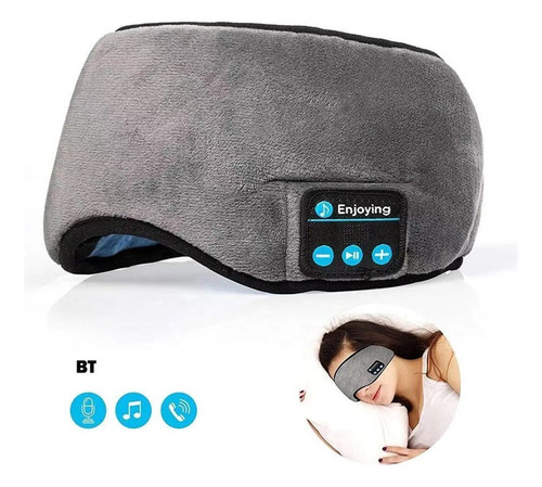 Antifaz Para Dormir Bluetooth Ajustable Respirable Y Cómodo