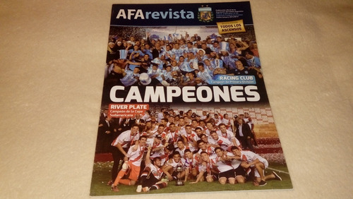 Afa Revista Racing Campeón 2014 River Sudamericana 2014