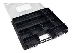 Comprar Estojo Organizador Ferramentas Duplo Com Divisórias Arqplast Cor Preto no Mercado Livre