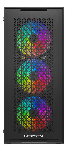 Gabinete Newgen Titanium 01 Mesh Atx (4 Fans Argb)