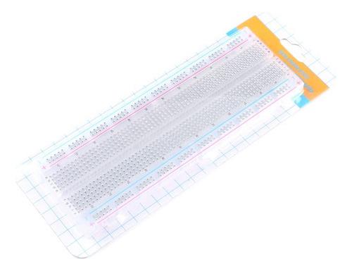 4 Protoboard Transparente 830 Puntos Mb-102 Para Pruebas Pcb