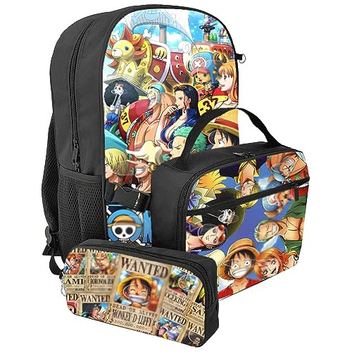 Yurcstr Anime Mochila Gran Capacidad Mochila Set, 1k1lk