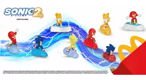 Boneco Sonic 2 Mc Donalds Lanchefeliz Brinquedo 1