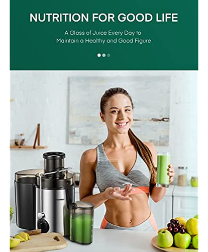 Exprimidor, Housnat Exprimidor De Frutas Y Verduras Con Conf