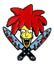 Comprar Pin\u002Fbroche Personajes De Dibujos Animados De Metal Adultos Simpson Bob Patiño