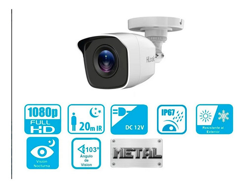 Imagen 3 de 6 de Kit Cctv Hikvision 4 Camaras 1080p 2mp 1tb 150m Baluns Dvr 8