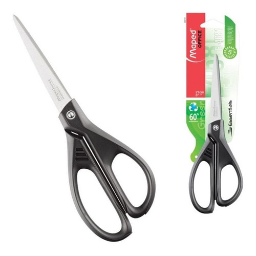 Imagen 1 de 3 de Tijera Escolar Maped Office Oficina Essentials Advanced 17cm