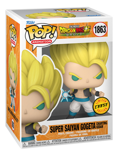 Funko Pop! - Super Saiyan Gogeta Charting Kidan #1863 Chase