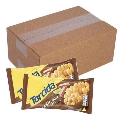 Kit 20 Salgadinhos Torcida Costelinha C/ Limão 70 Gr Pepsico