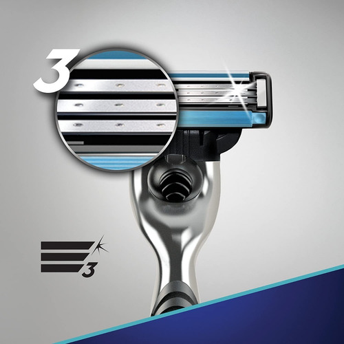 Afeitadora Gillette Mach 3 La Mas Usada En El Mundo Excelent