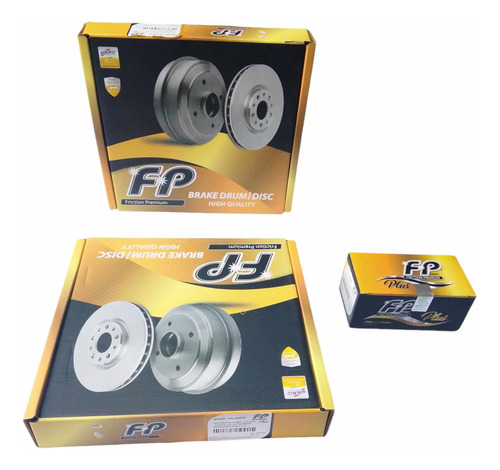 2 Discos Delantero + Balatas Delantero V-drive 1.6l 2021 Fp