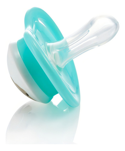 Pack 2 Chupetes Odontológico Pigeon Mini Light Talla M 6m+ Color Azul
