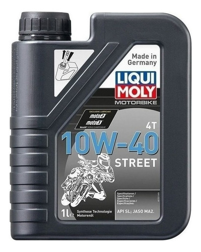 Liqui Moly Aceite Moto Sintetico 10w40 Street Litro Germany