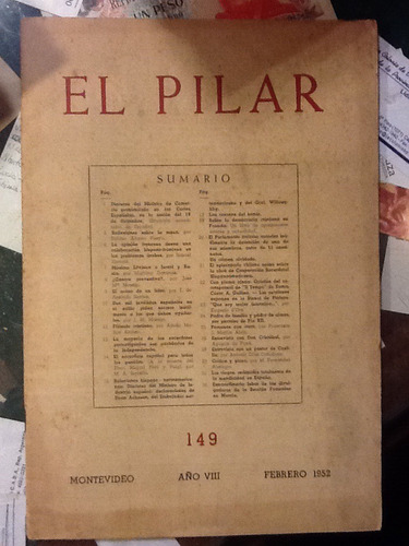 El Pilar 149. Feb 1952