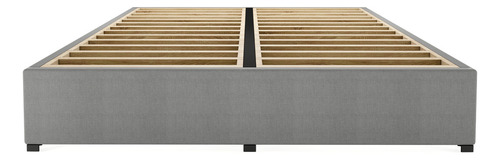 Base De Cama King Size Armable Madera Colchones Recamaras Gris