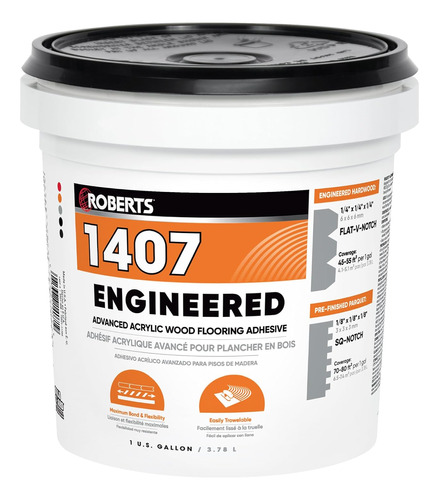 Adhesivo Para Pisos De Madera De Ingeniería Roberts 1407-1,