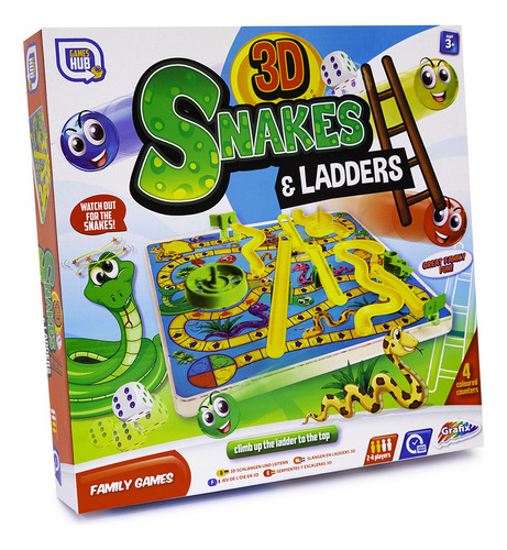 Juguete De Mesa 3d Con Forma De Serpiente Con Escalera, Jugu