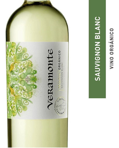 Vino Orgánico Veramonte Reserva Sauvignon Blanc X1 750 Cc