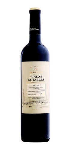 Vino Finca Los Notables Malbec X750cc