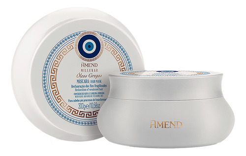 Shampoo + Cond + Máscara Millenar Óleos Gregos Amend 300g