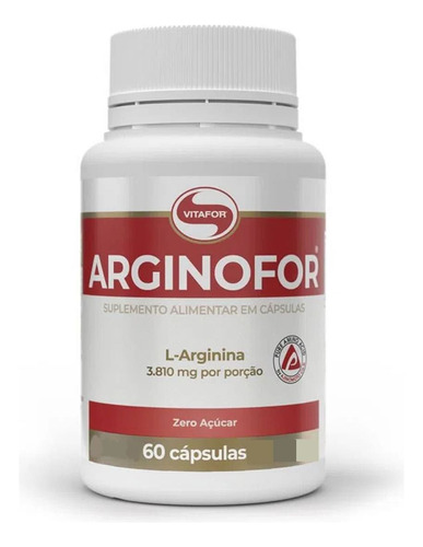 Arginofor - 60 Cápsulas - Vitafor