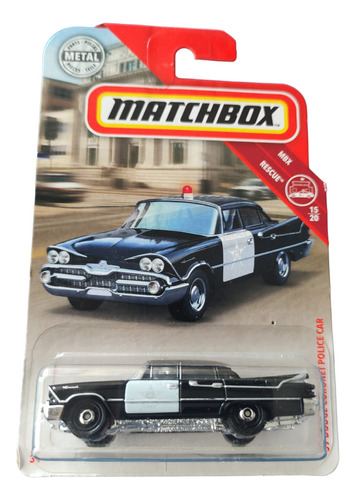 Auto Matchbox '59 Dodge Coronet Police Car Policía Chief