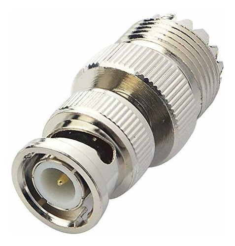 Adaptador Coaxial Boobrie Bnc Uhf Rf So239 Uhf Hembra, 2 Pie