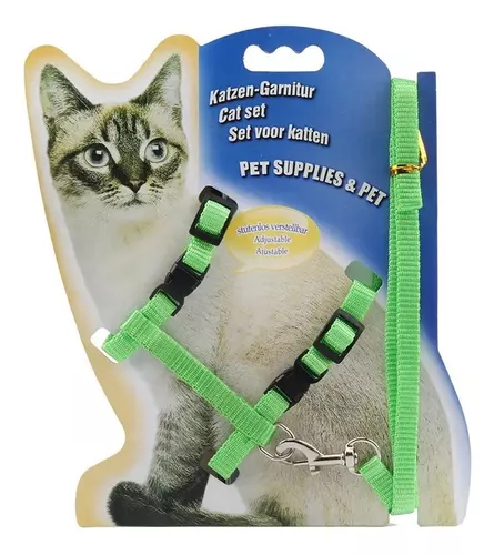 Pretal Arnes Regulable Con Correa Para Gatos Ajustable