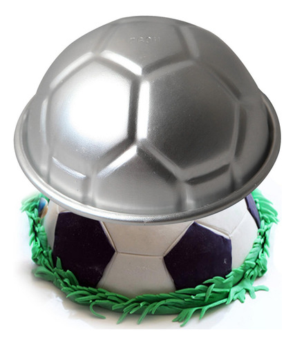 # Molde De Fútbol Sartén Semiesfera De Aluminio 3d