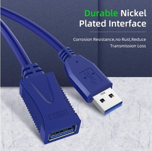 Imagen 4 de 5 de Línea De Extensión Usb3.0 Transmisión Estable A Alta Velocid