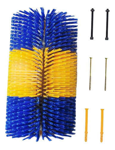 Cepillo Para Ganado Cepillo Para Vacas Azul Amarillo