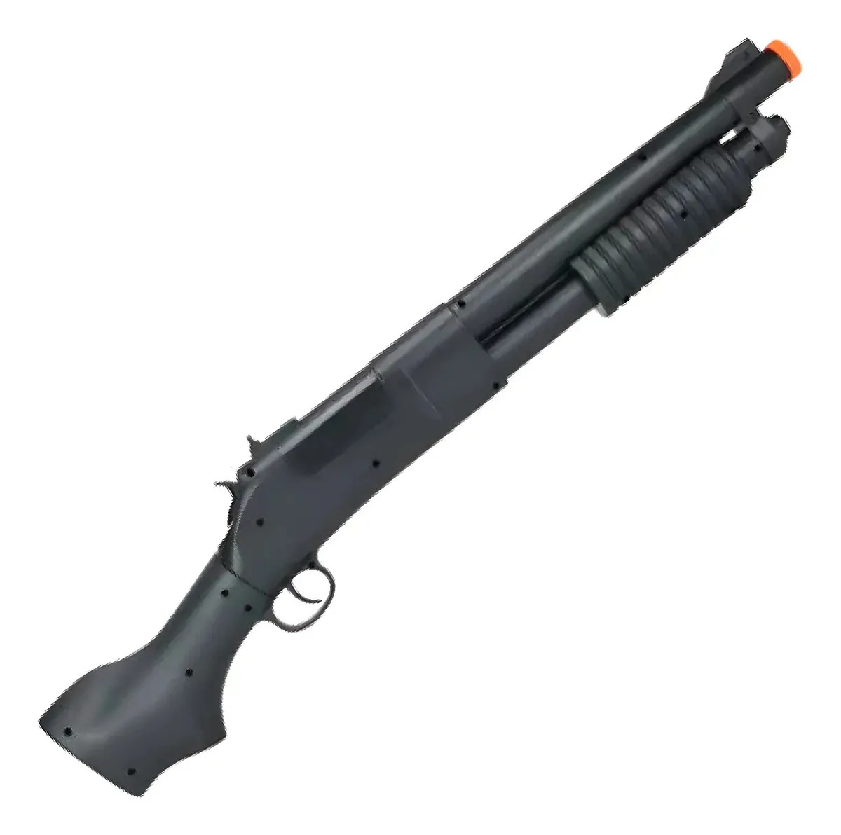 Escopeta Spring Mola Rossi Shotgun Vg Pump Short 6mm Airsoft Preto