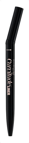 Delineador líquido Maybelline Master Precise Curvitude color black