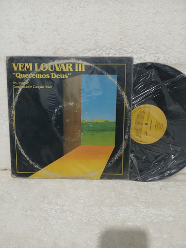 Lp Pe Jonas Abib E Canção Nova - Vem Louvar 3 Estandar (Usado)