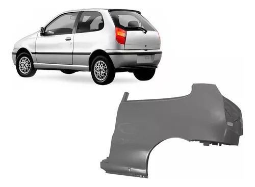 Guardabarro Trasero Fiat Palio 96 1997 1998 1999 3 Ptas Izq