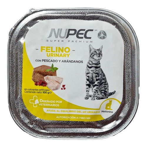 Nupec Felino Alimento Humedo Urinary Pack 96 Latas De 100gr