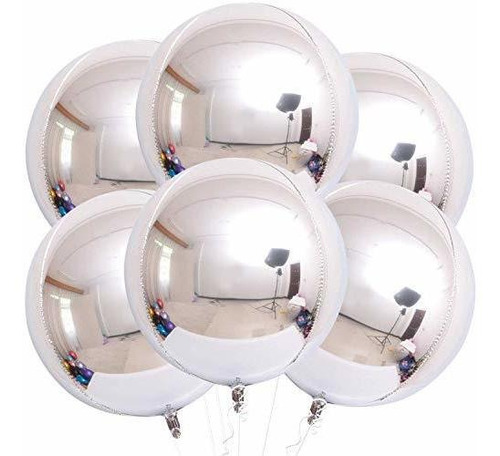 Paquete De 6 Decoraciones Con Globos De Papel De Alumin...